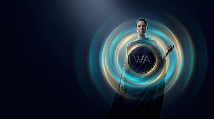 Player at gaming table with cards and chips